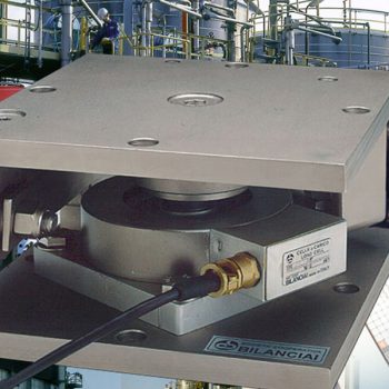 Industrial load cells in operation