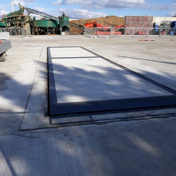 Pit Mounted Eurodeck Concrete Weighbridge - finished installation