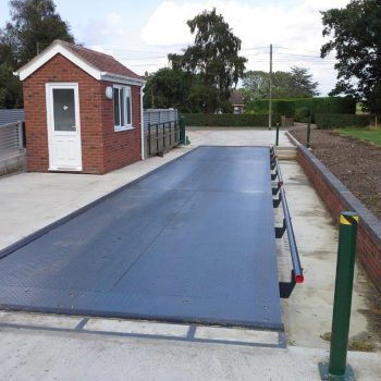 Pit Mounted Eurodeck SB Weighbridge installed with barrier