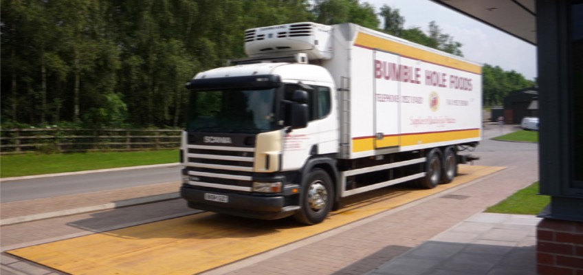 Sloping Eurodeck weighbridge solves problem for Bumble Hole Foods