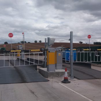 Heavy duty weighbridges in place at traffic control systems