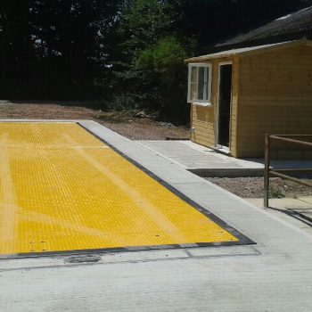 Yellow Pit Mounted Weighbridges - installed on farm