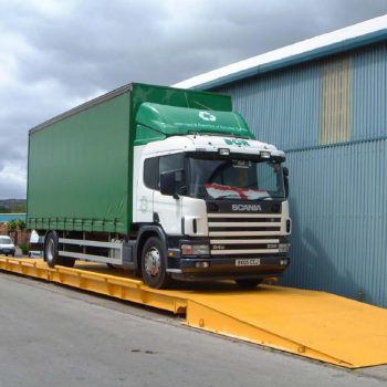 Surface Mounted Weighbridges with lorry using